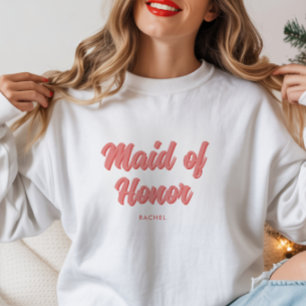 Camiseta Dama de Honra Personalizada de Solteira Vestido de