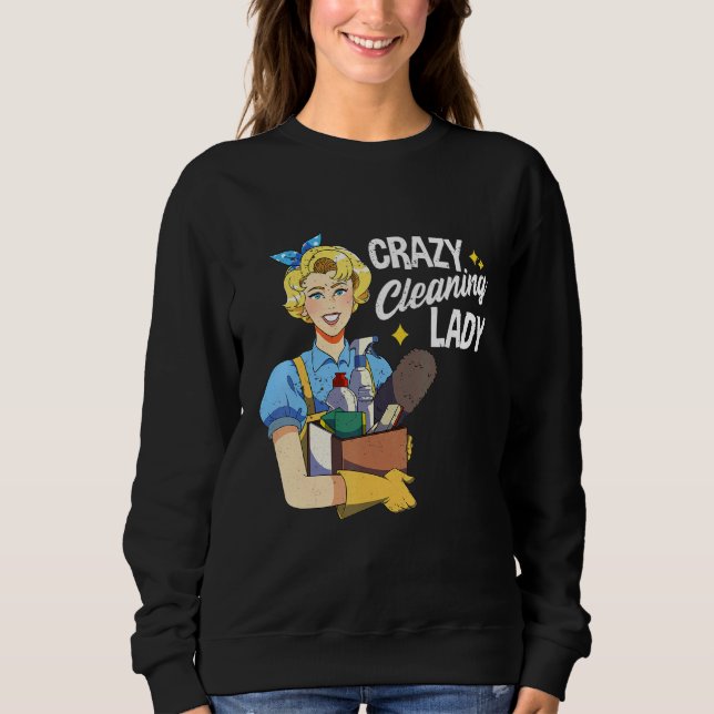 Camiseta Dama de Limpeza Louca do Agregado (Frente)