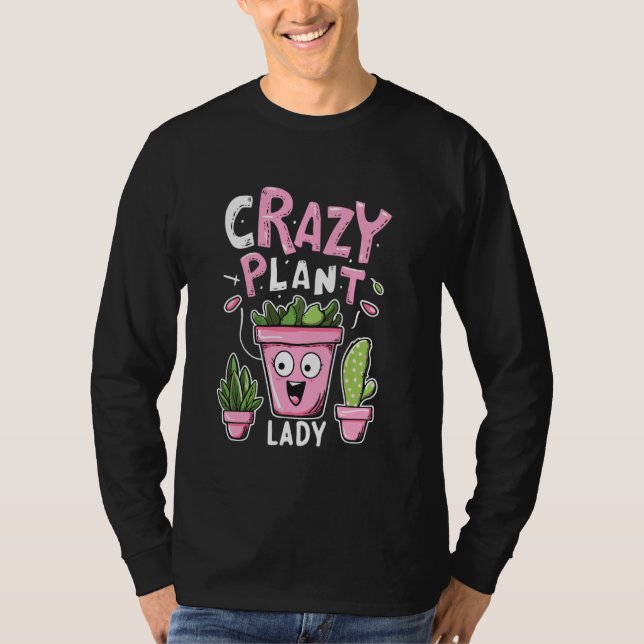 Camiseta Dama de Planta Louca - Sobremeseira (Frente)