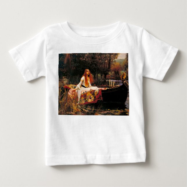 Camiseta Dama de Shalott de Waterhouse (Frente)