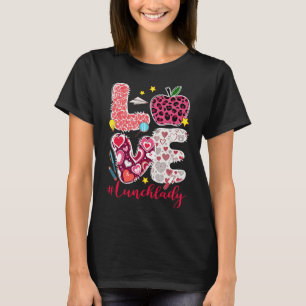 Camiseta Dama do Almoço Amor Coração Dia dos Namorados Cafe