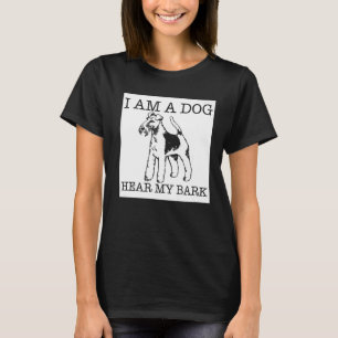 Camiseta Dama engraçada de amante de cachorro da Fox Terrie
