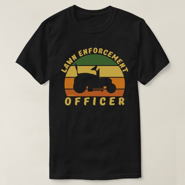 Camiseta Dama engraçada de jardinagem do oficial de execuçã (Frente do Design)