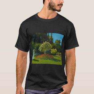 Camiseta Dama no jardim Claude Monet jardim botânico