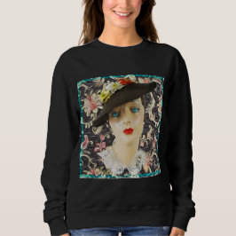 Camiseta Dama Olhos Azuis 1932 Moda Vintage