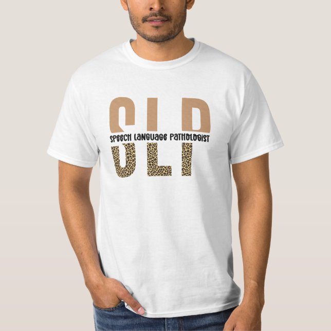 Camiseta Dama patologista de língua impressão do SLP (Frente)