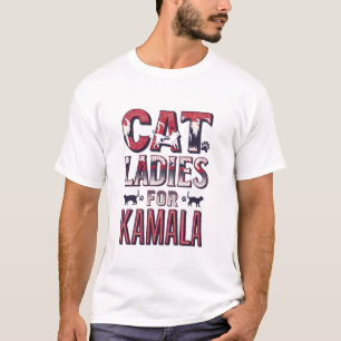 Camiseta Damas de Gato de Cores de Bandeira Patriótica