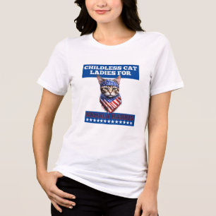 Camiseta Damas De Gato Isoladas Para Kamala Harris