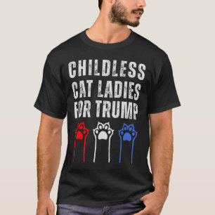 Camiseta Damas de Gato sem Filhos Para o Eleitor Republican