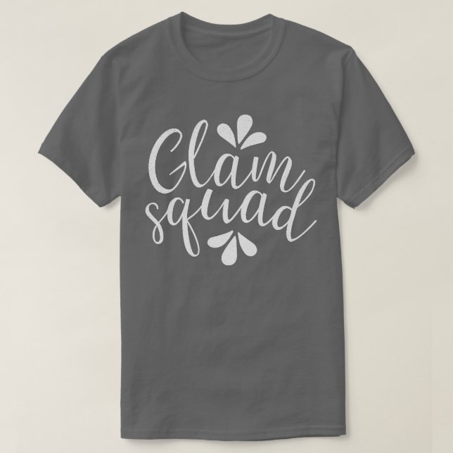 Camiseta Damas de honra Despedida de solteira Noiva Glam Sq (Frente do Design)