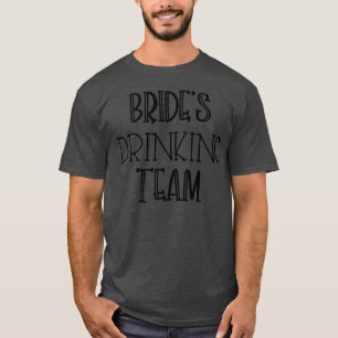 Camiseta Damas de Honra Engraçadas Equipe de Bebidas da Noi