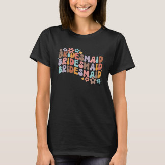 Camiseta Damas de Honra Esquadra de Noiva Chá de Casa Groov