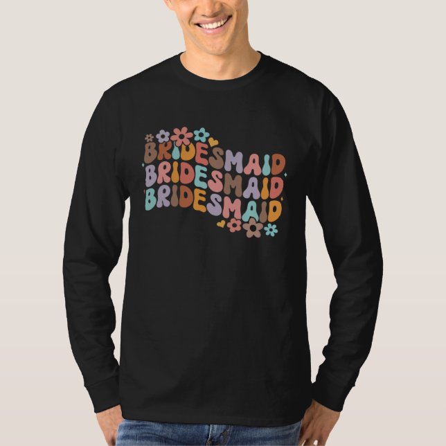 Camiseta Damas de Honra Esquadra Noiva Festa de Casamento G (Frente)