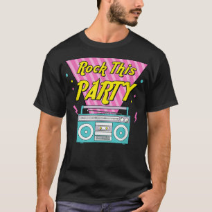 Camiseta Damas de Honra Rock This Party Tema Anos 90 Desped