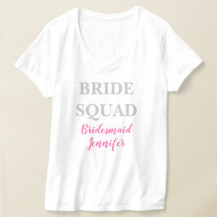 Camiseta Damas de Rosa Nome Personalizado Casamento Despedi