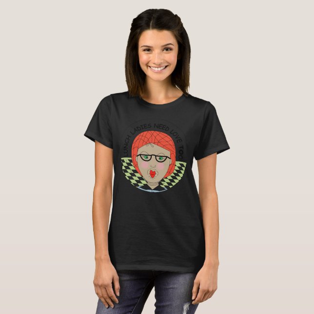 Camiseta Damas do Almoço precisam de amor para começar (Frente Completa)