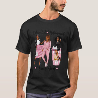 Camiseta Damas Educadas Aries Melanizadas do Zodíaco Negro