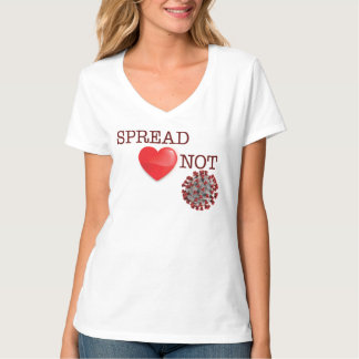 Camiseta Damas Espalham <3 Não Covid