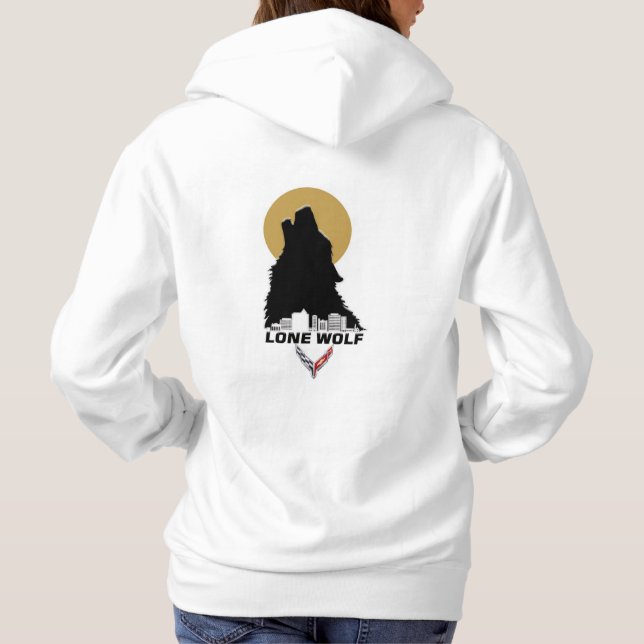 Camiseta Damas Lone Wolf Hoodie (Verso)