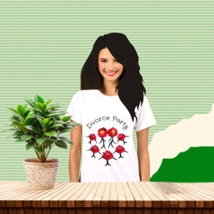 Camiseta Damas, peonies