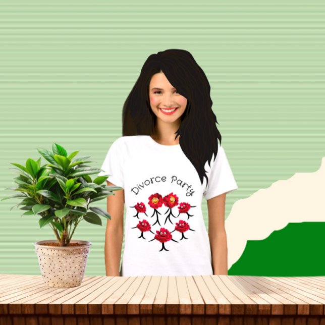 Camiseta Damas, peonies (Criador carregado)