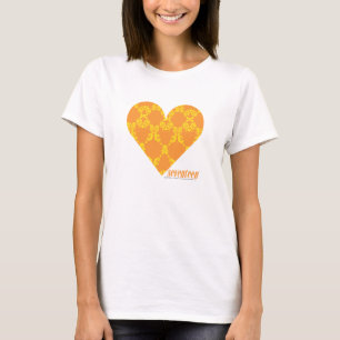 Camiseta Damasco 2 laranja-amarelos