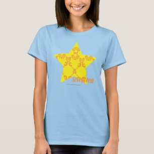 Camiseta Damasco 3 amarelos alaranjado