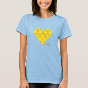 Camiseta Damasco 4 amarelos alaranjado