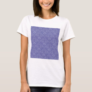 Camiseta Damasco em azul