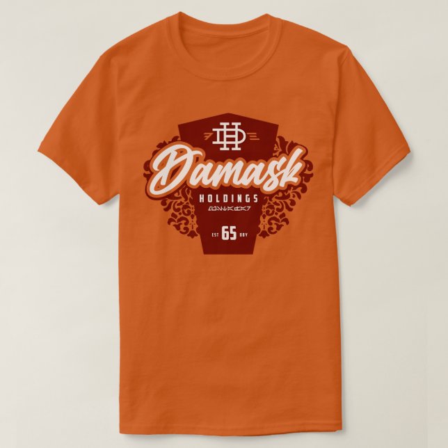Camiseta Damask Holdings (Frente do Design)