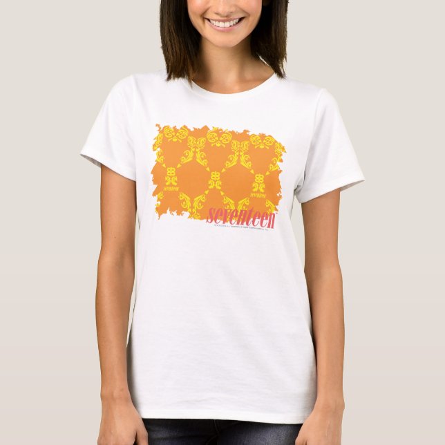 Camiseta Damask Orange-Yellow 4 (Frente)