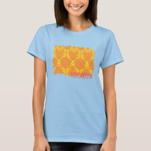 Camiseta Damask Orange-Yellow 4