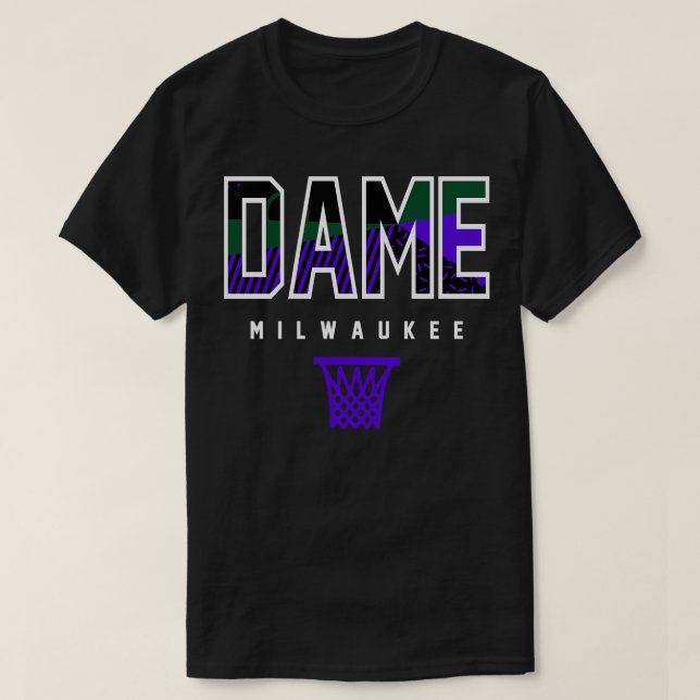 Camiseta Dame Milwaukee Basbol Retro (Frente do Design)