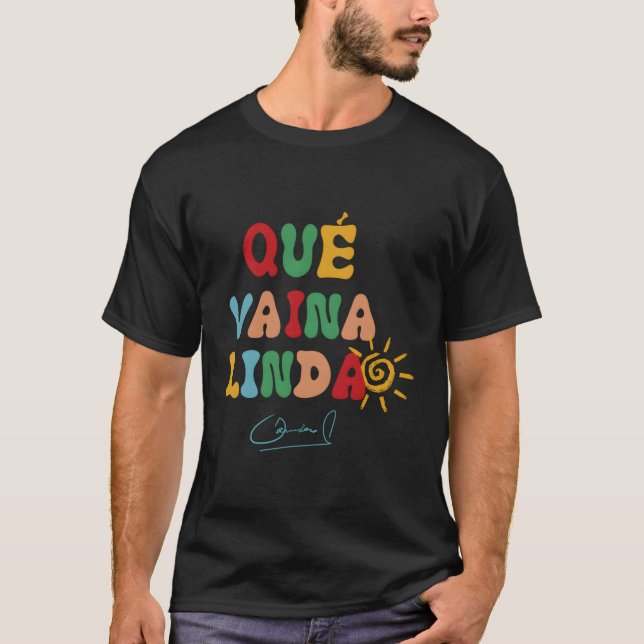 Camiseta Damianoficial Que Vaina Linda (Frente)