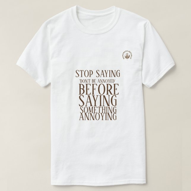 Camiseta Damicrática (Frente do Design)
