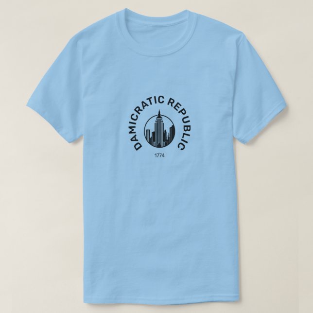 Camiseta Damicrática (Frente do Design)