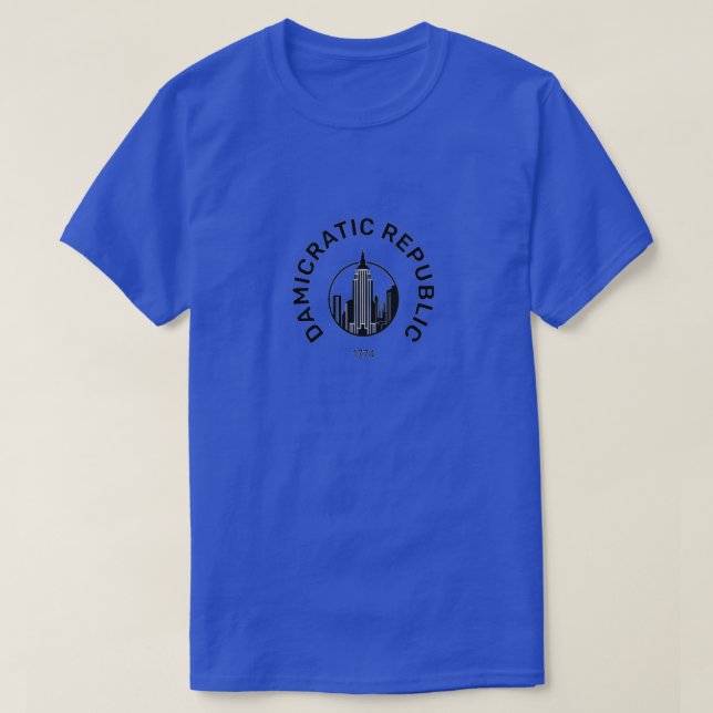 Camiseta Damicrática (Frente do Design)