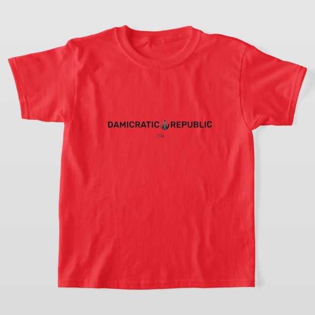 Camiseta Damicrática para Crianças (Postura )