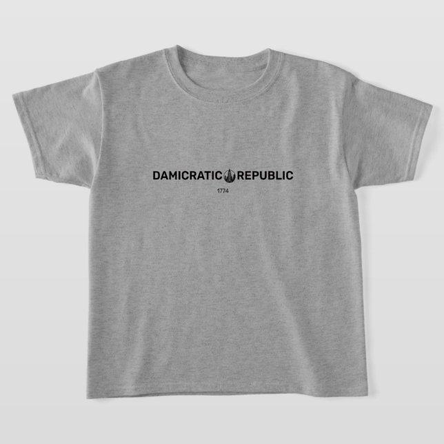 Camiseta Damicrática para Crianças (Postura )