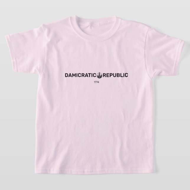 Camiseta Damicrática para Crianças (Postura )