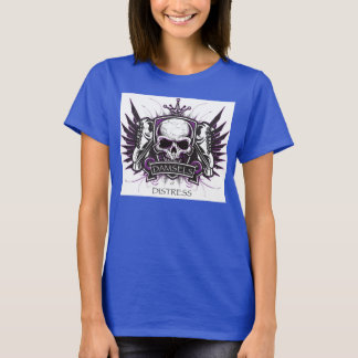 Camiseta Damiões de socorro - Roxo e Preto