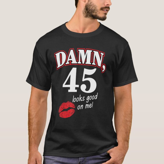 Camiseta Damm 45 Parece Bom Em Mim, Legal 45ª Família De An (Frente)