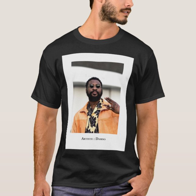 Camiseta Damso - Retrato salva-vidas   (Frente)