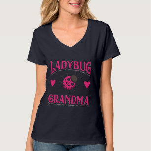 Camiseta Damybug Avó Pink Garden Insetos