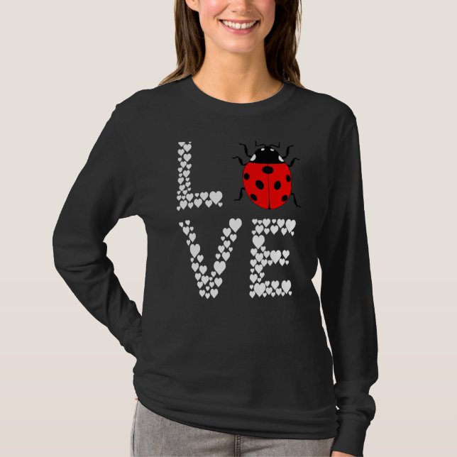 Camiseta Damybug Cute Ladybug Insetos Inseto Entomologista (Frente)