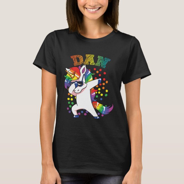 Camiseta Dan Dabbing Unicorn (Frente)