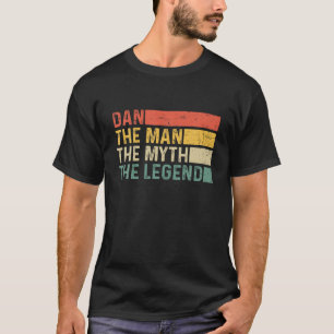 Camiseta Dan O Homem O Mito A Legenda Vintage Dava para D