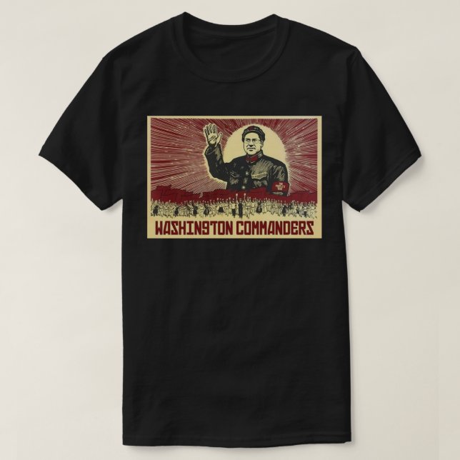 Camiseta Dan Snyder Commanders Sticker (Frente do Design)