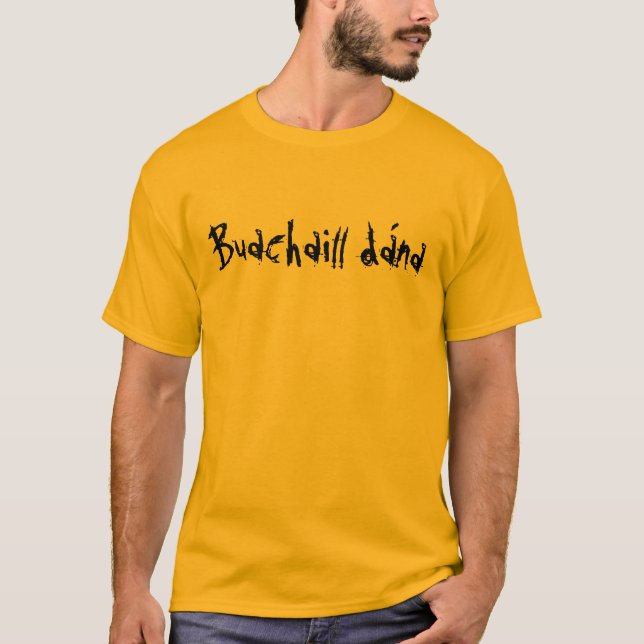 Camiseta Dána de Buachaill (menino mau) (Frente)