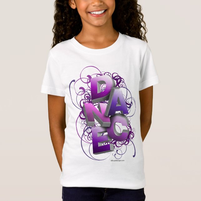 Camiseta dança 3D (verão) (Frente)